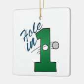**LE RÊVE DE GOLFER** ORNEMENT DE NOËL (Gauche)