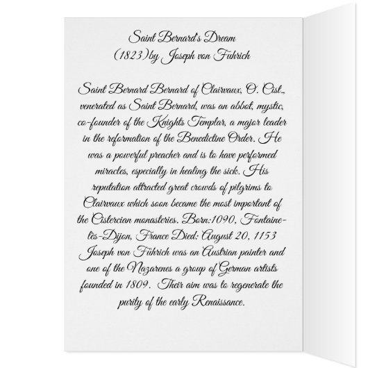 Le rêve de Saint Bernard (Intérieur (Gauche))