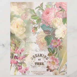 Le rêve floral du papier à scandale