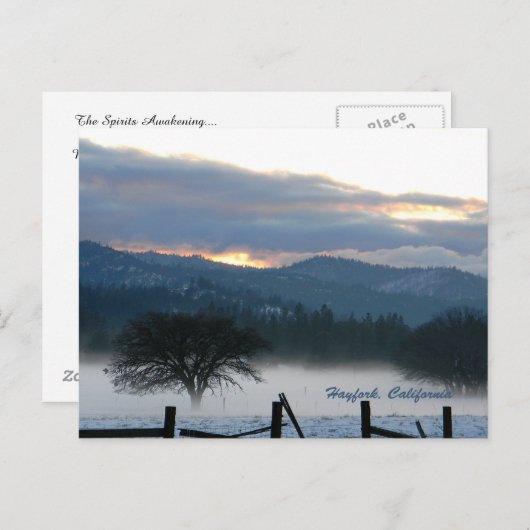Le Réveil des Esprits...... Carte postale (Devant / Derrière)