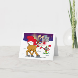 Le réveillon de Noël enlèvent la carte de note