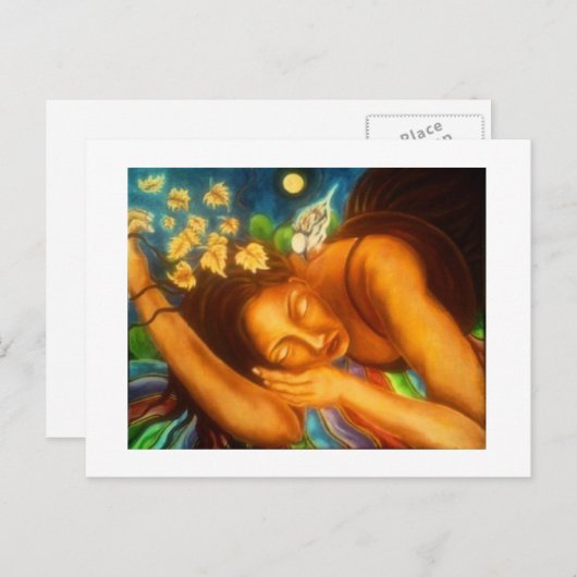 Le Rêveur, Carte Postale (Devant / Derrière)