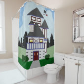 Le rideau de douche de la maison (En situation)