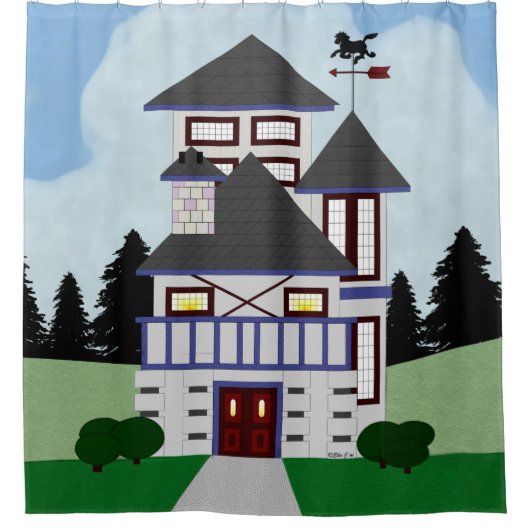 Le rideau de douche de la maison (Devant)