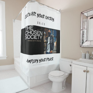 Le rideau de douche de la société choisie