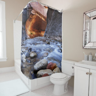 Le rideau de douche Utah du parc national Narrows 