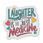 Le Rire Est Le Meilleur Sticker Médical (Devant)