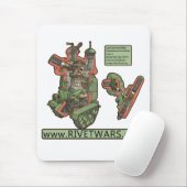 Le rivet lutte tapis de souris (Avec souris)