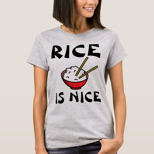 LE RIZ EST UN T-SHIRTS À VIE (Devant)