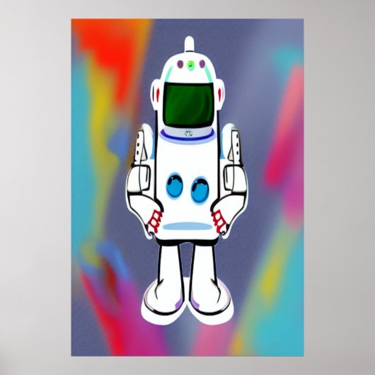 Le robot | AI Art Poster (Devant)