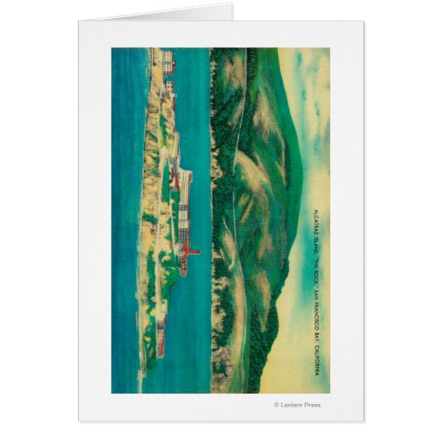 Le Rocher, l'île d'Alcatraz et San Francisco (Devant)