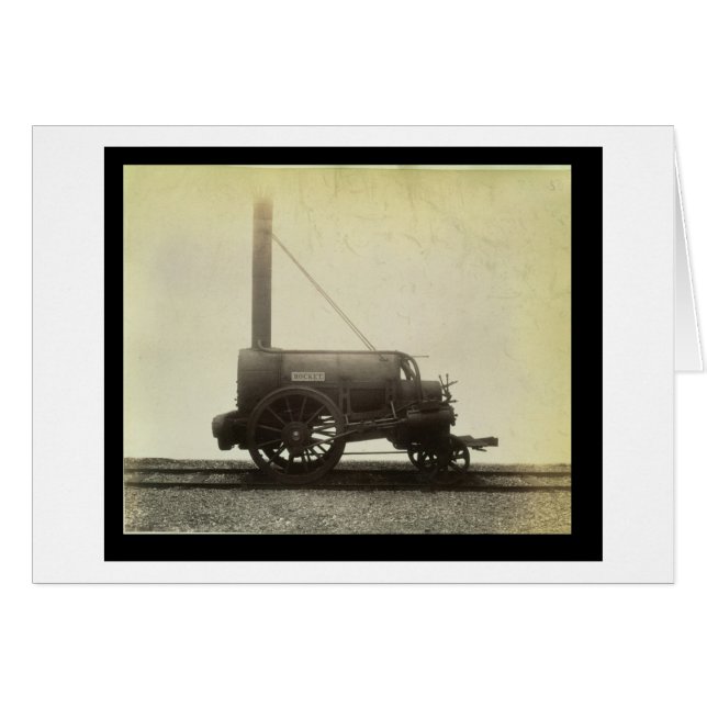 Le "Rocket" conçu par George Stephenson (1781-1 (Devant horizontal)