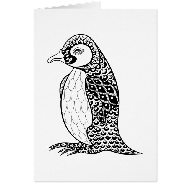 Le Roi artistique pingouin Zendoodle (Devant)
