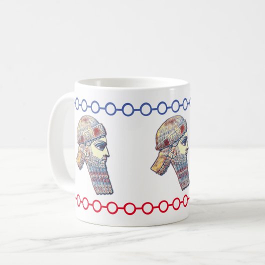 Le roi assyrien Mug (Devant gauche)