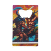 Le roi barbare combat l'ouverture de la bouteille (Devant)