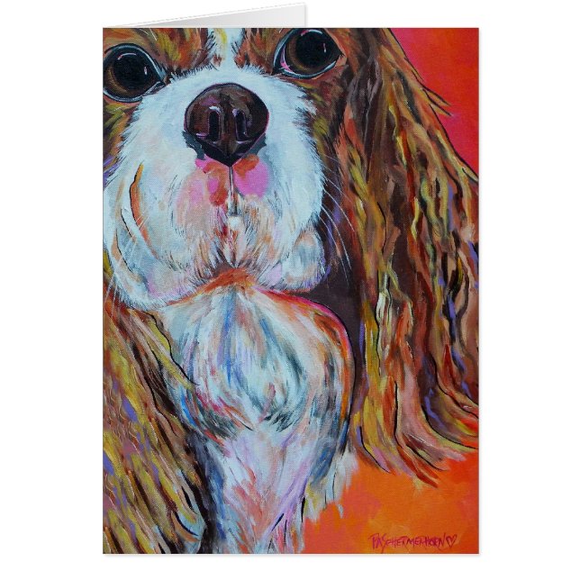Le Roi Charles Cavalier Spaniel Card (Devant)