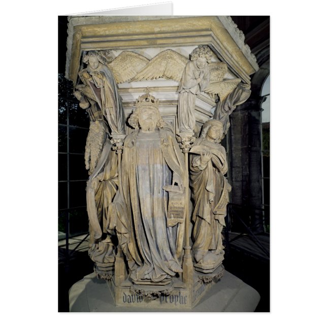 Le Roi David flanqué de Moïse et de Jérémie (Devant)