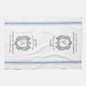 Le roi de la cuisine Monogramme serviette personna (Horizontal)