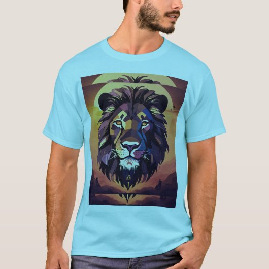 Le Roi de la Jungle : T-shirt Lion Tattoo (Devant)