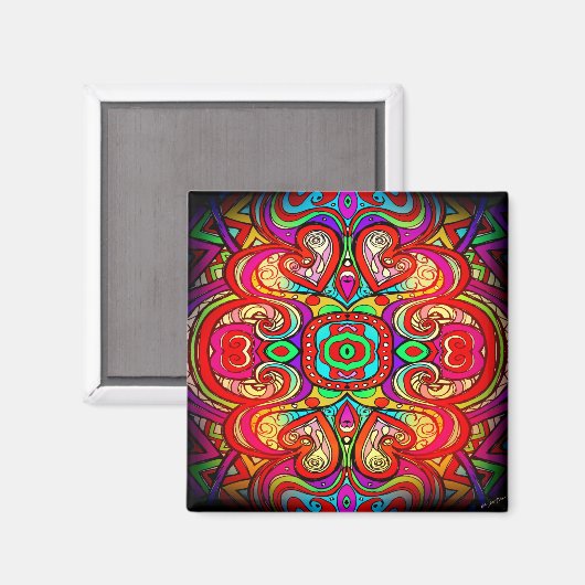 Le Roi Des Coeurs Magnet D'Art (Recto/Verso)