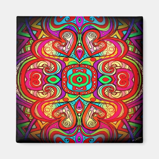 Le Roi Des Coeurs Magnet D'Art (Devant)