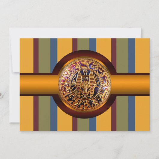 Le Roi égyptien Party Invitation (Devant)