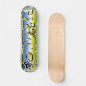 Le Roi Graffiti Skateboard (Recto)