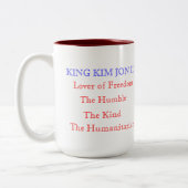 Le roi Kim Jong Il* Mug (Gauche)