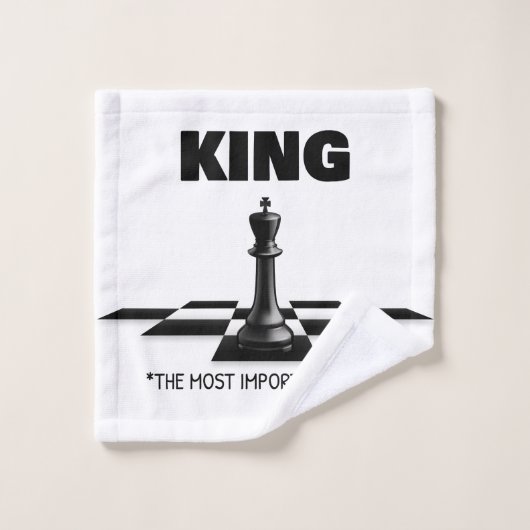 Le Roi La Pièce La Plus Importante (Gant de toilette)