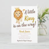 Le Roi Lion Sur Le Chemin Baby shower Invitation (Debout devant)