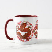 Le Roi Red Mug de dragon (Gauche)