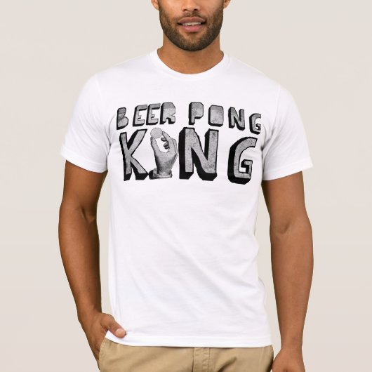 Le Roi T-Shirts de puanteur de bière (Devant)