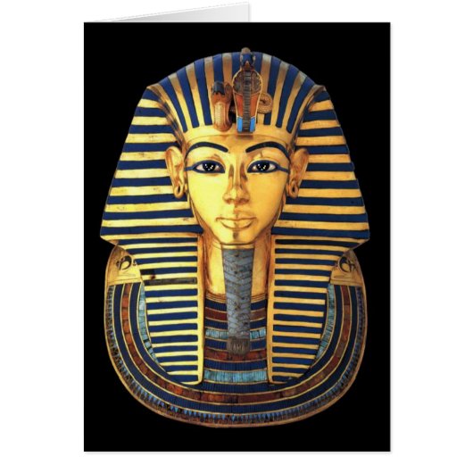 Le roi Toutankhamon, Masque d'or, Pharaon égyptien (Devant)