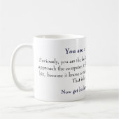 Le Roi Writer Mug (Gauche)