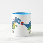 le Roi Zor Dinosaur Mug des années 1960 (Centre)