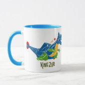 le Roi Zor Dinosaur Mug des années 1960 (Gauche)
