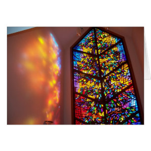 Le roo curatif de prière d'église en verre souil