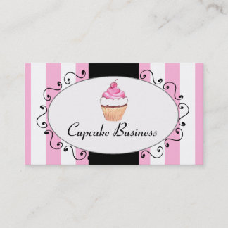 Le rose chic barre le carte de visite de