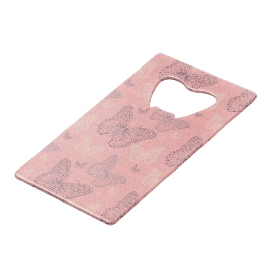 Le rose de papillon (Devant Angle)