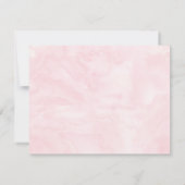 Le rose et le bébé d'or arrosent des cartes de (Dos)