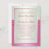 Le rose et pâlissent - le faire-part de mariage II (Dos)