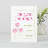 Le rose fleurit des invitations (Debout devant)