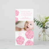 Le rose fleurit le carte photo de Merci de (Debout devant)