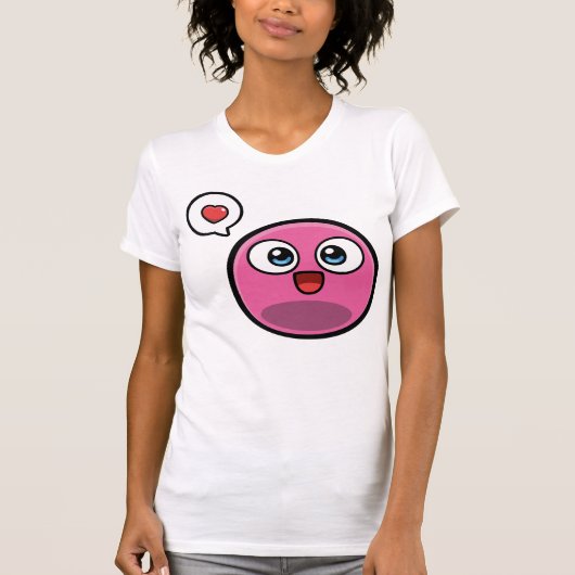 Le rose huent le T-shirt de dames (Devant)