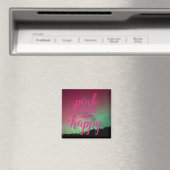 Le rose me rend heureux avec Aurora Magnet (In Situ (Lave-vaisselle))