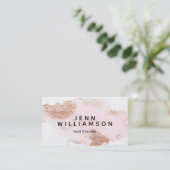 Le rose rose d'or rougissent carte moderne de (Debout devant)