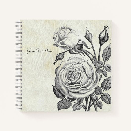 Le Rose Secret Garden Carnet (Devant)