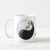 Le rose Yin Yang tasse (Gauche)