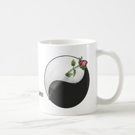 Le rose Yin Yang tasse (Droite)