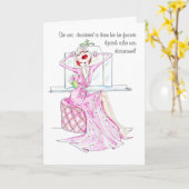 Le rouge à lèvres est carte discontinuée d'amitié (Fleur jaune)